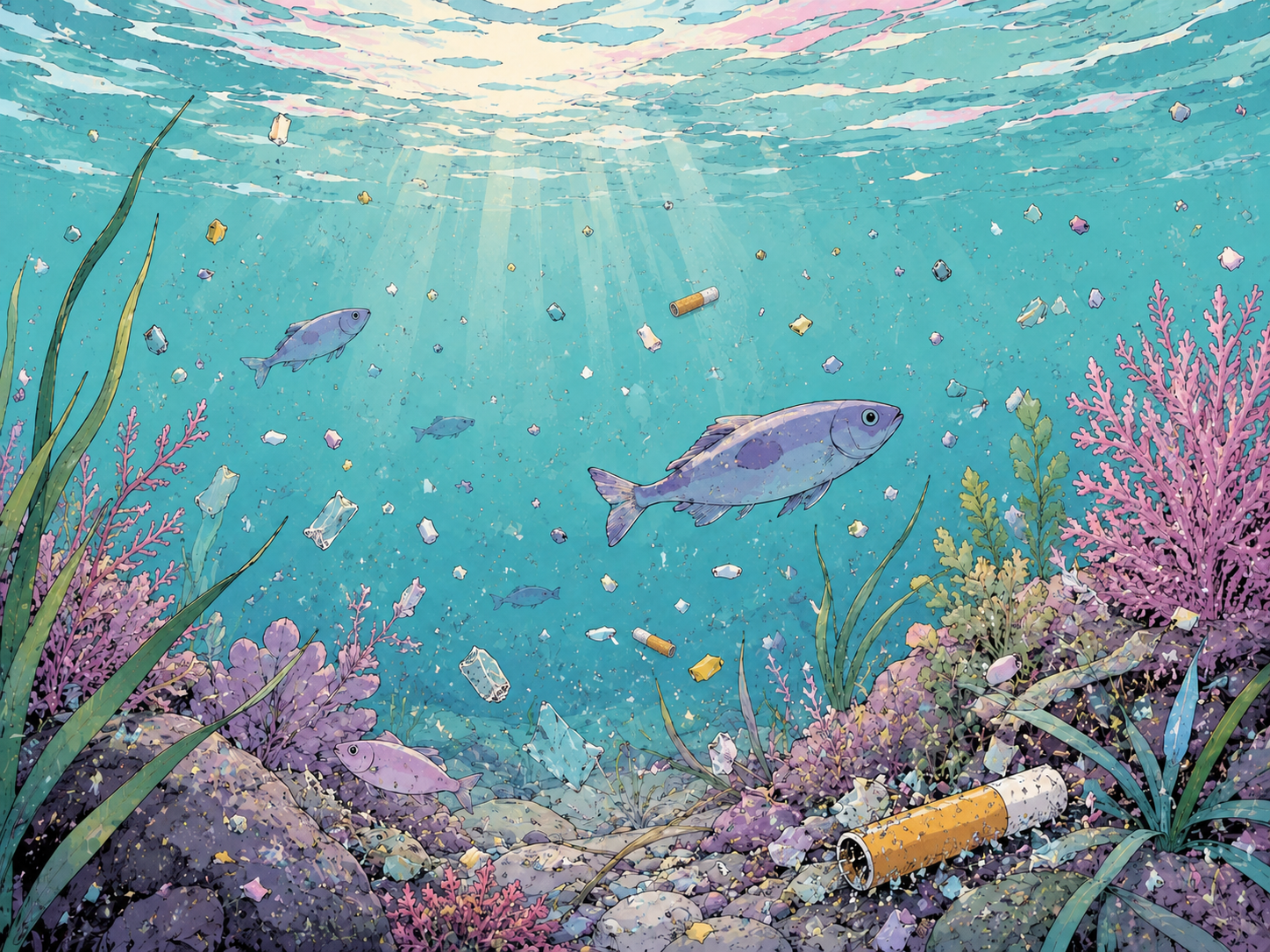 Rivière polluée